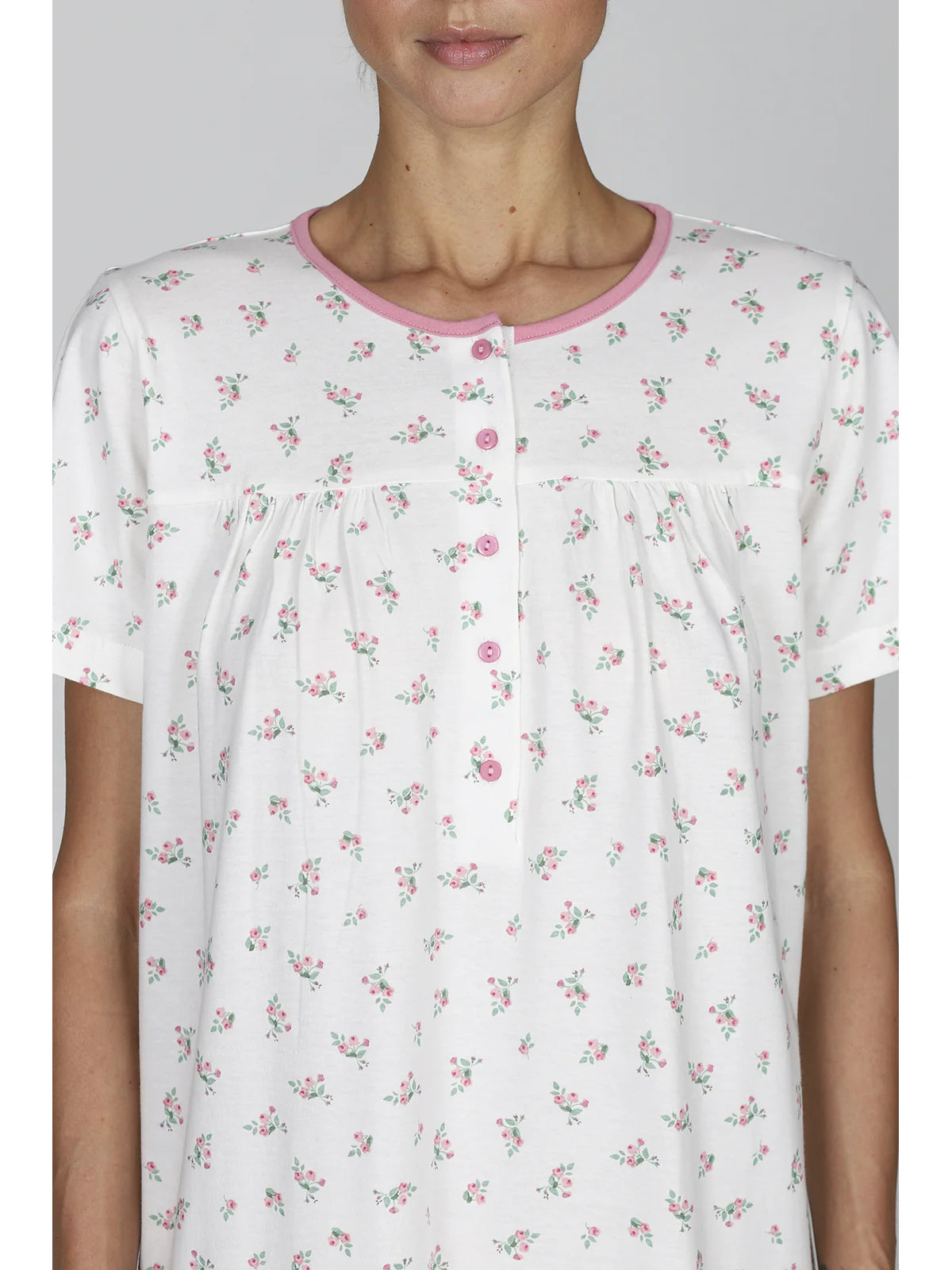 Alpina Donna Camicia da Notte Maniche Corte AFC413 2605S43