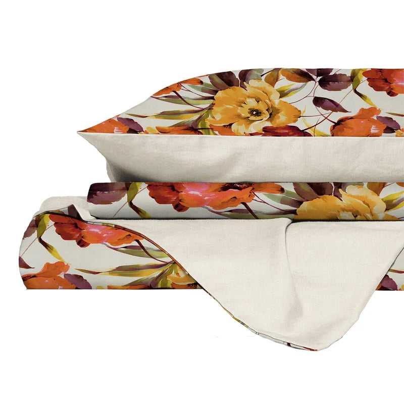 Parure Copripiumino Matrimoniale in Cotone 100% Made in Italy - Vari Disegni