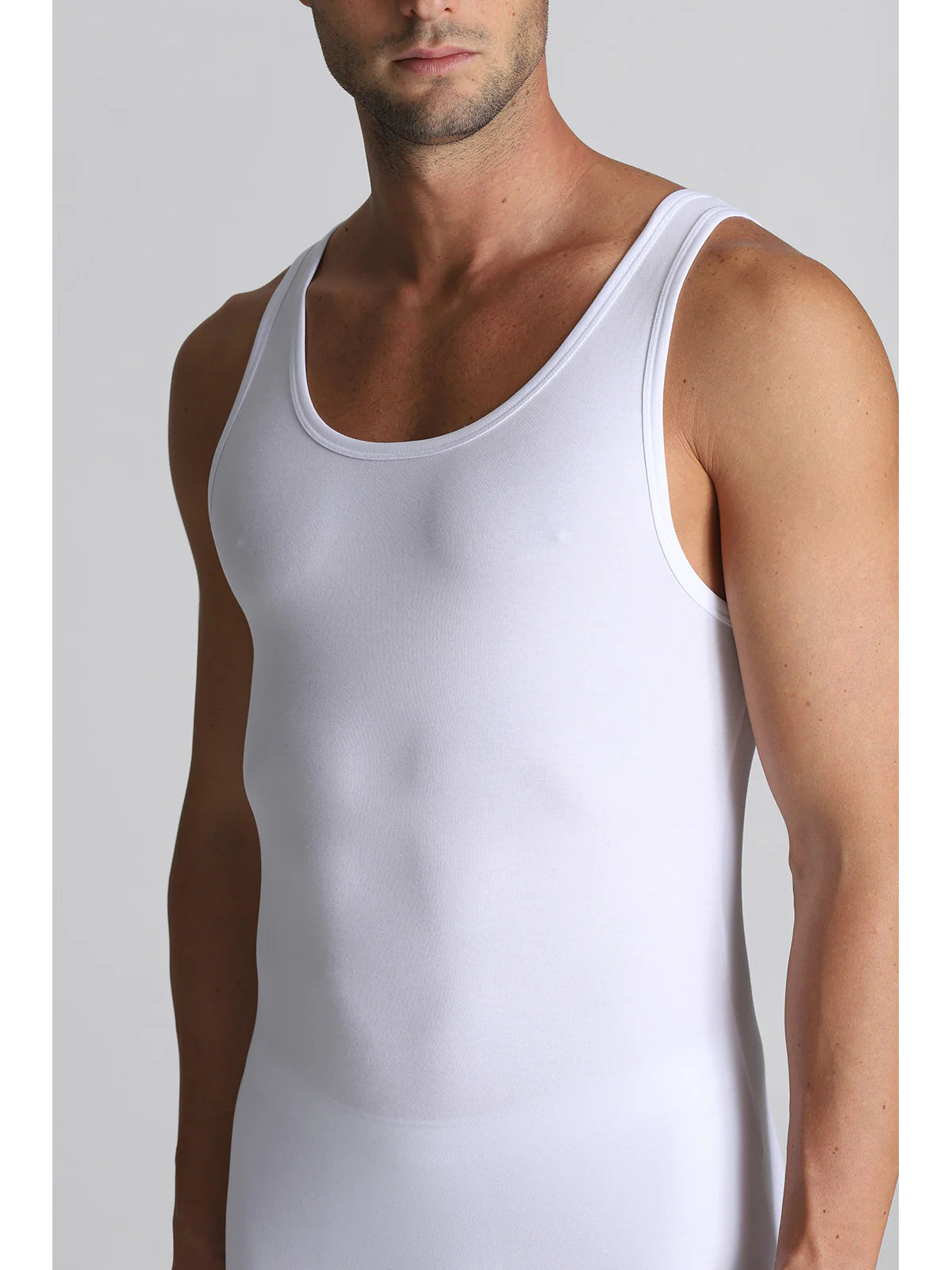 Alpina Canottiera in cotone elasticizzato da Uomo ANB005 2505S20