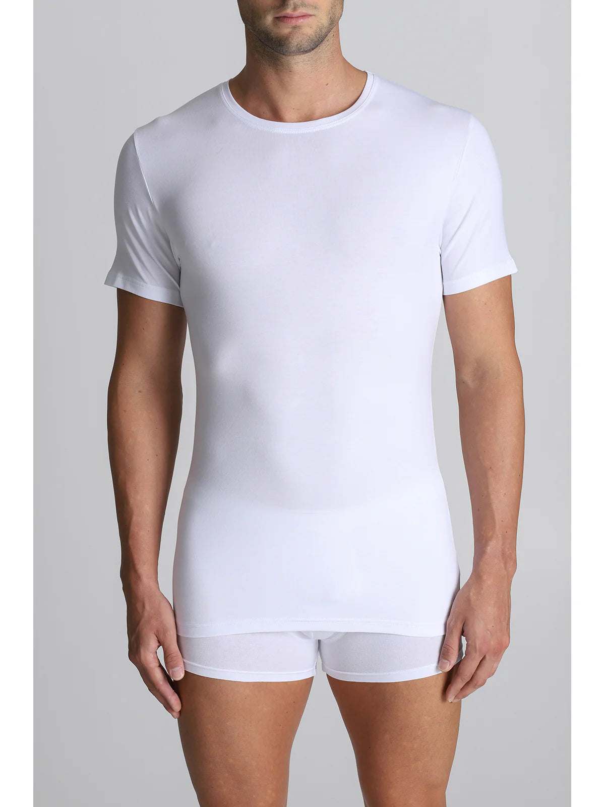 Alpina T-Shirt Maniche Corte in cotone elasticizzato da Uomo ANL094 2505S22