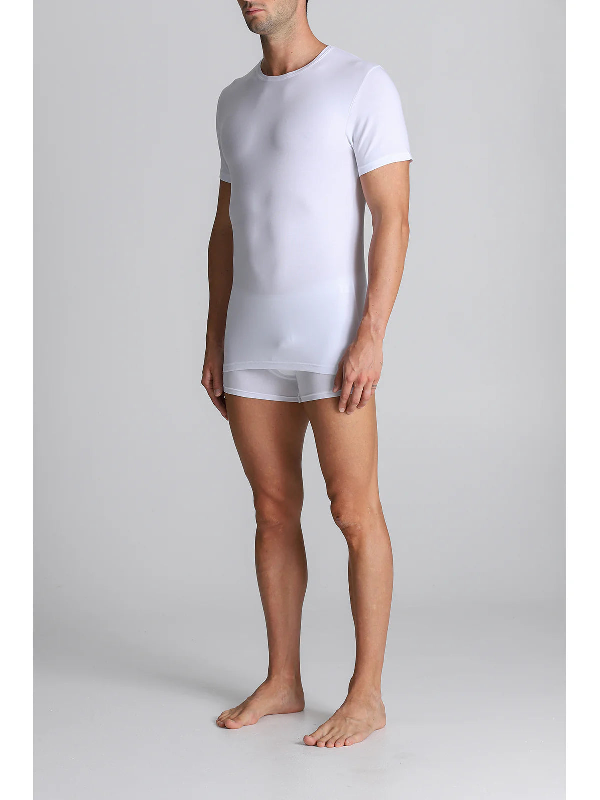 Alpina T-Shirt Maniche Corte in cotone elasticizzato da Uomo ANL094 2505S22