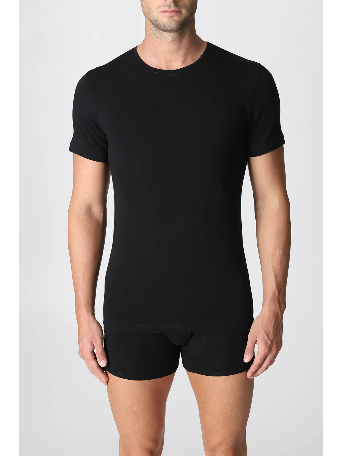 Alpina T-Shirt Maniche Corte in cotone elasticizzato da Uomo ANL094 2505S22