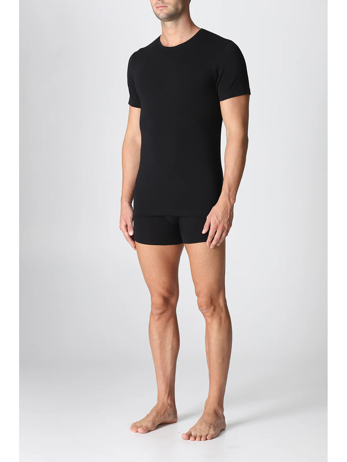 Alpina T-Shirt Maniche Corte in cotone elasticizzato da Uomo ANL094 2505S22