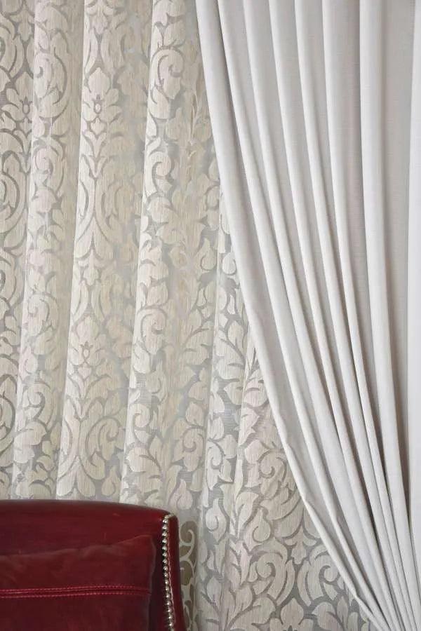 Focus Tessuto per Tende al metro in Viscosa Pantheon Devorè S68 - Passarelli Biancheria