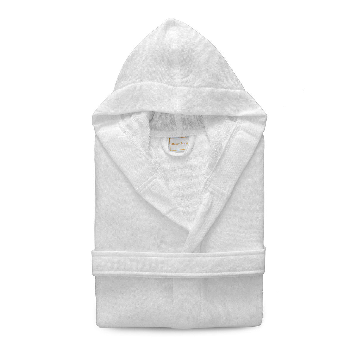 Maestri Cotonieri Accappatoio luxury microspugna con cappuccio unisex 2511B