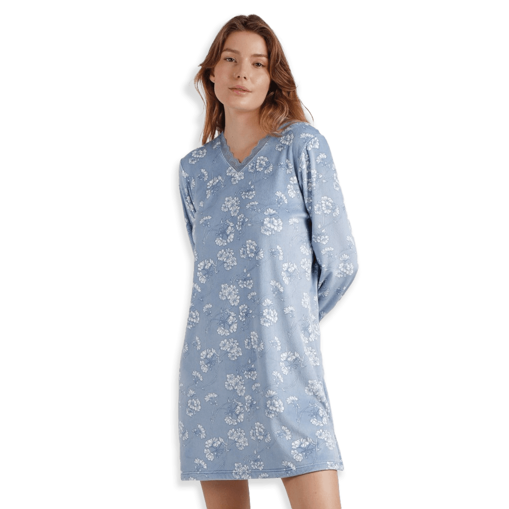 Admas Camicia da Notte Invernale Donna 61197 S25 - Passarelli Biancheria