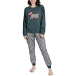 Admas Pigiama Donna caldo cotone scozzese pied de poule 54589 S27 - Passarelli Biancheria