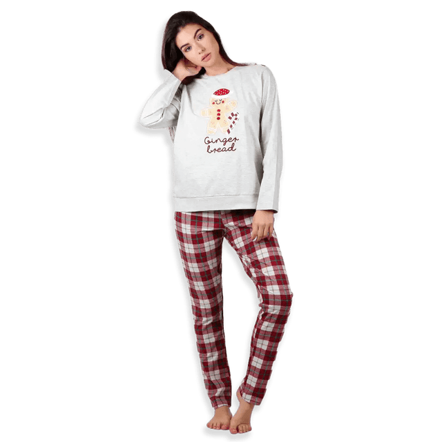 Admas Pigiama Invernale da Donna in Caldo Cotone 56236 S34 - Passarelli Biancheria