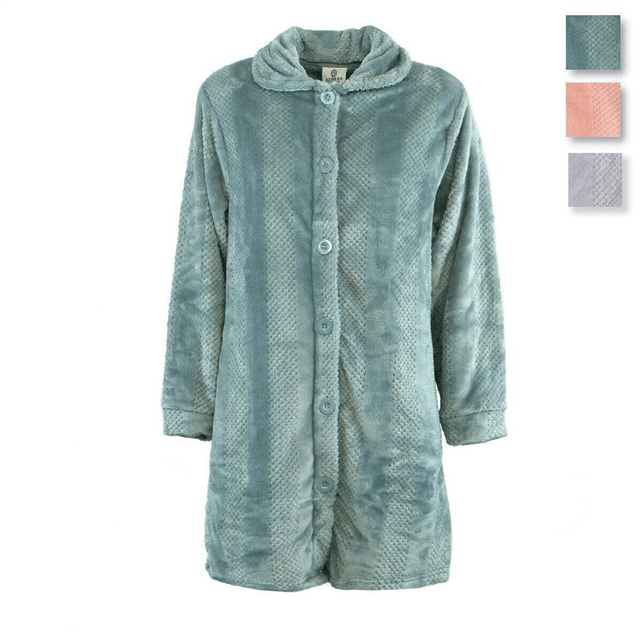 Admas Vestaglia Invernale da Donna in Pile Abbottonata 57414 S25 - Passarelli Biancheria