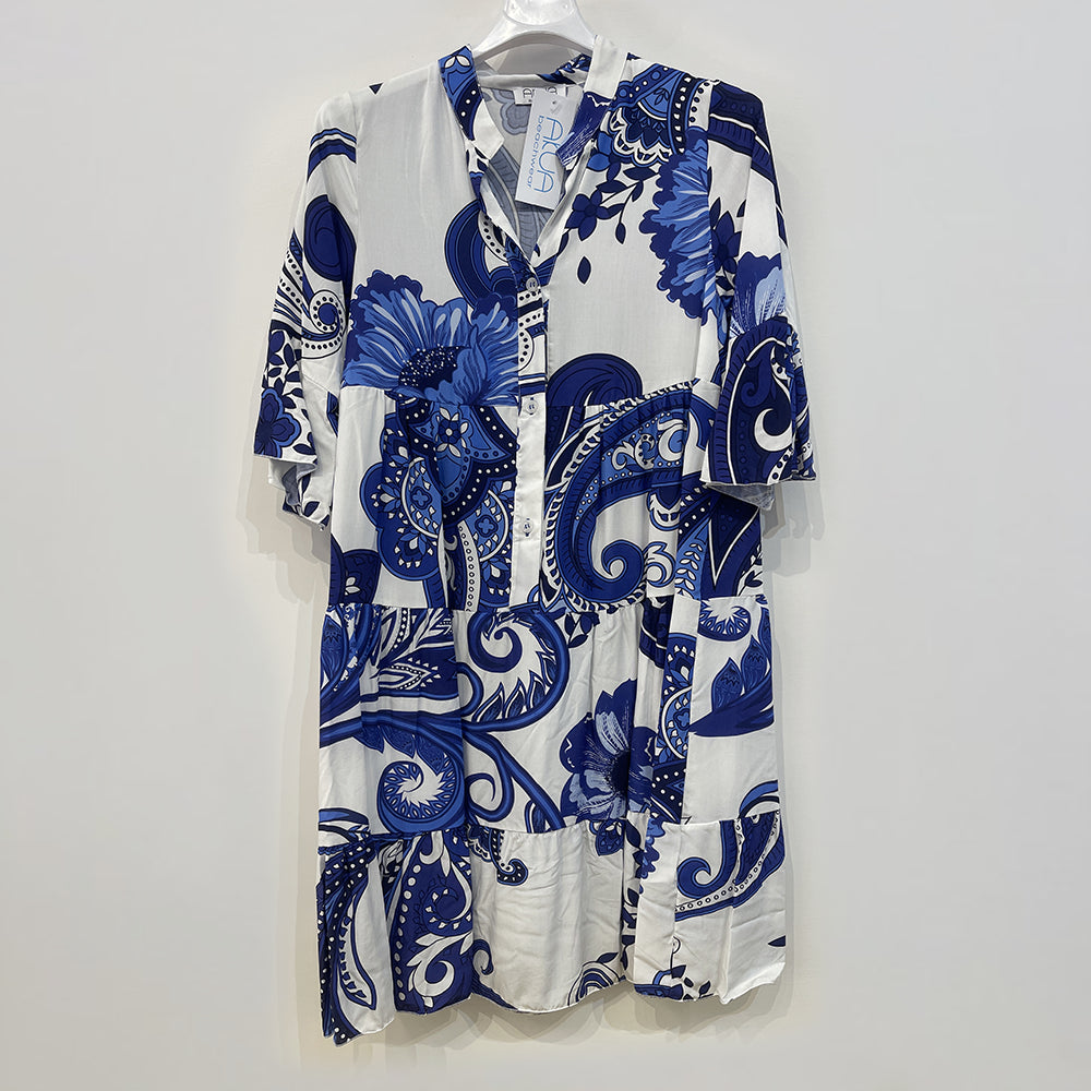 Akua Kaftano Copri Costume Maniche Corte 41K905 S80