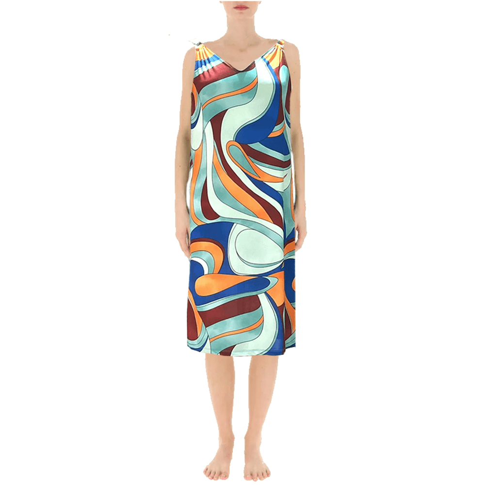 Akua Abito Copri Costume Senza Maniche 31K828 S50 - Passarelli Biancheria