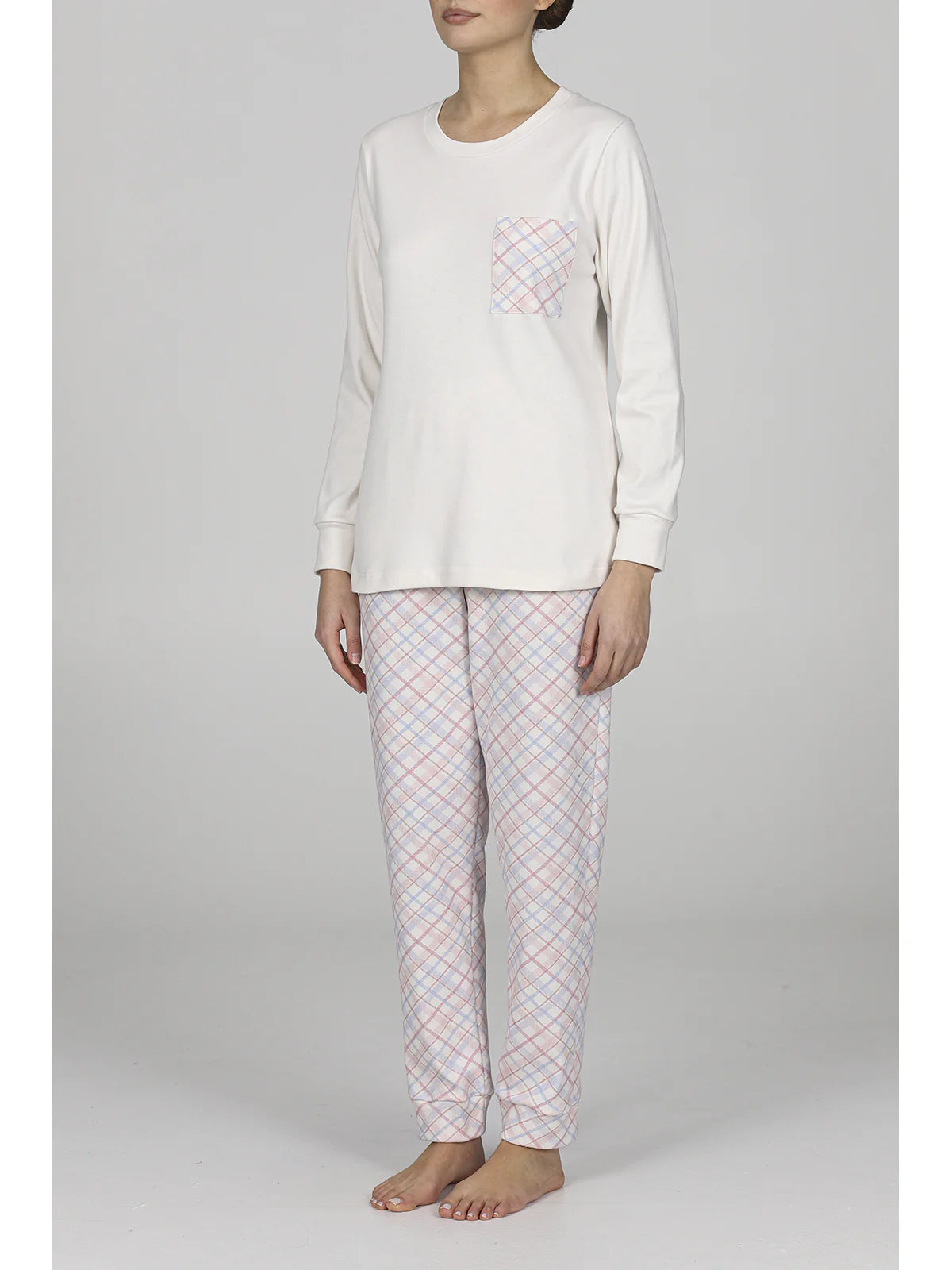 Alpina Pigiama Invernale in Caldo Cotone da Donna Fedora AFL345 2511S72