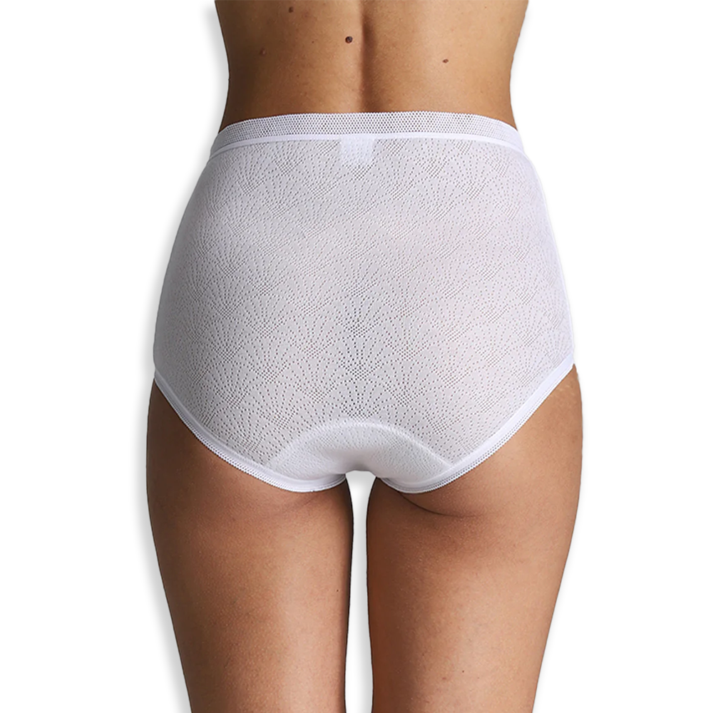 Alpina Slip Alto donna in costina operata, puro cotone filoscozia 42 S14