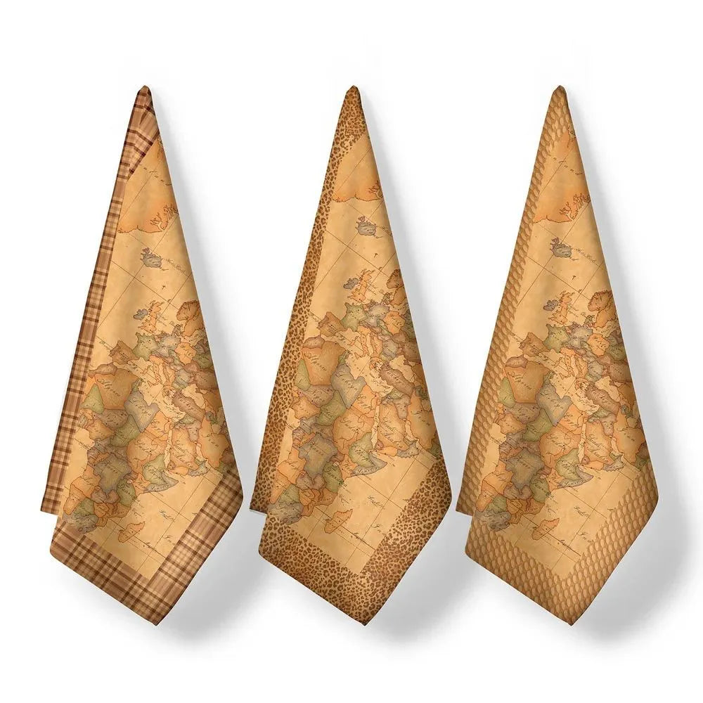 Alviero Martini Geo Classic Set 3 Strofinaccio - Canovacci da cucina 1016835