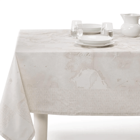Alviero Martini Geo White Tovaglia 150x180 1009620 D58 - Passarelli Biancheria
