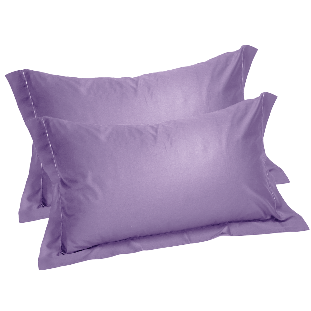 Ambrosiana Coppia Federe in Raso di Cotone con Volà S15