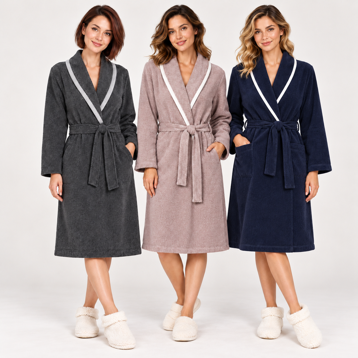 Amica Damen Wintermantel in Punto Milano Schalkragen A478 S40