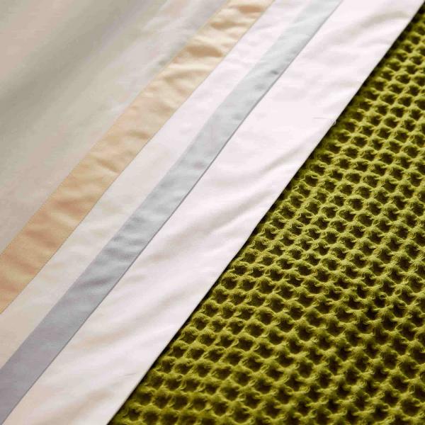 Biancoperla Completo Lenzuola Matrimoniale In Percalle di Cotone Antigua 2601B