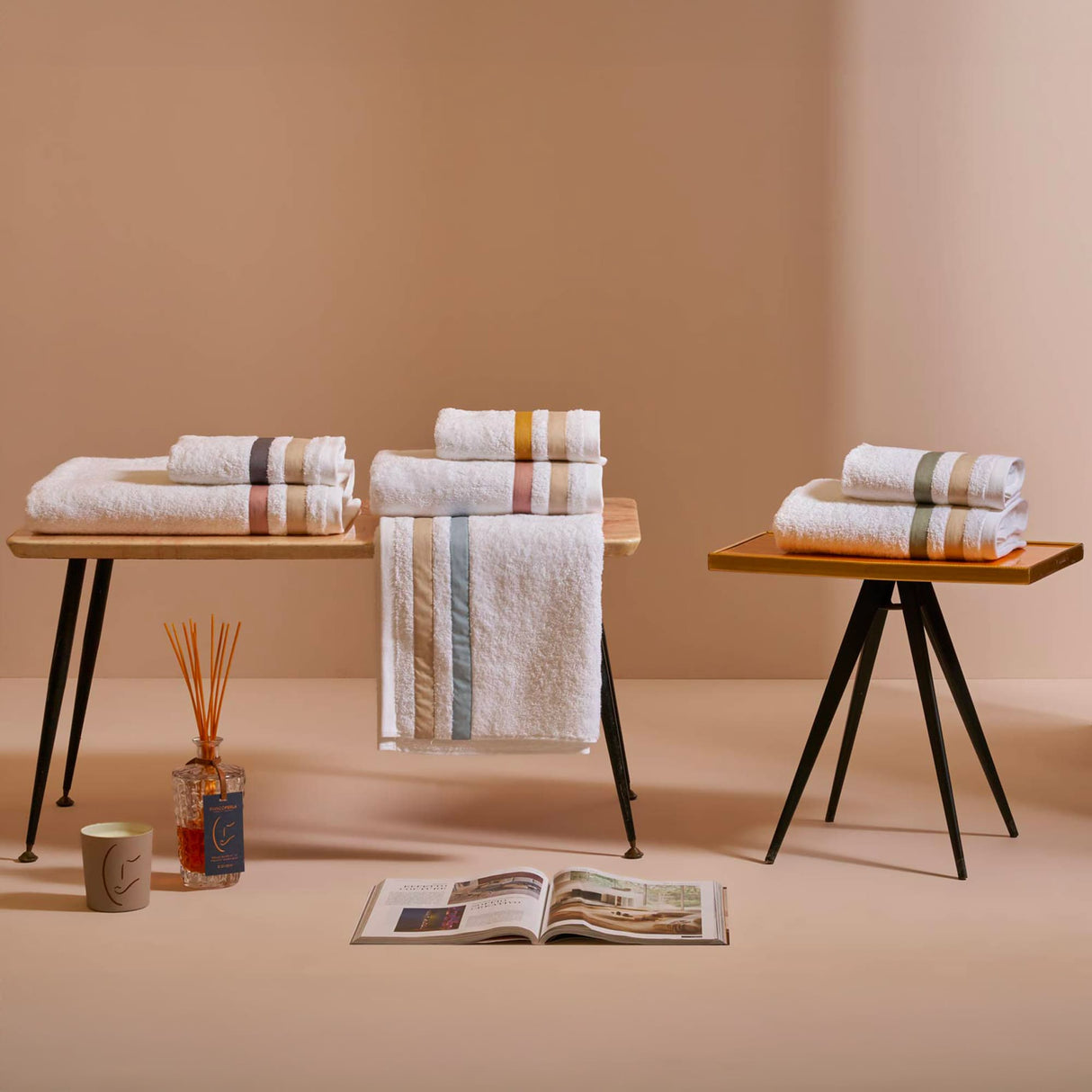 Biancoperla Set Asciugamani 1+1 Antigua 2601B