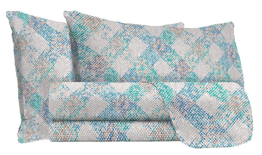 Athena Completo Letto Matrimoniale Made in Italy Eva B42 - Passarelli Biancheria