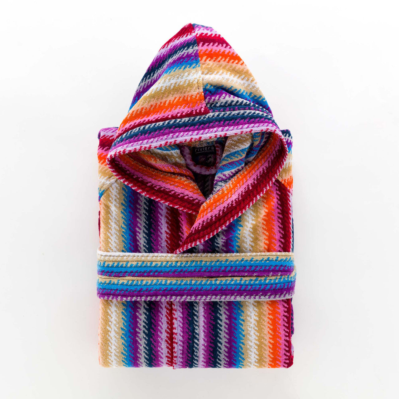 Riviera Accappatoio Unisex Spugna Jacquard Groovy Wave 2506S40