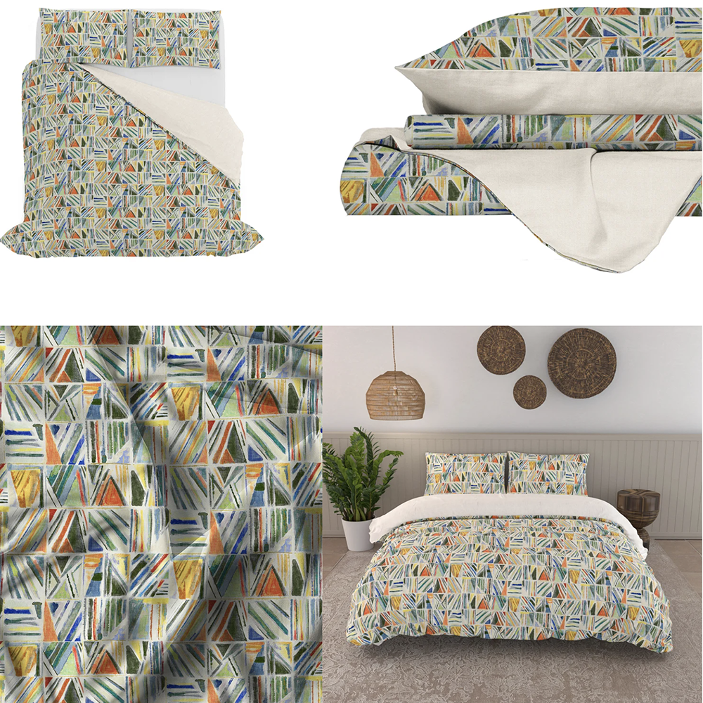 Parure Copripiumino Matrimoniale in Cotone 100% Made in Italy - Vari Disegni