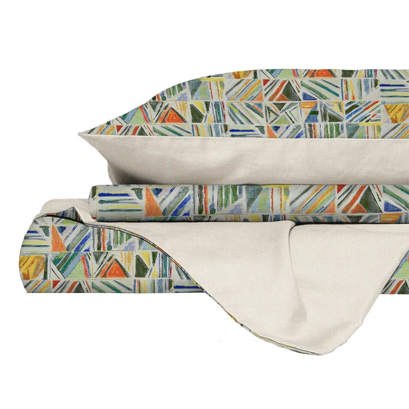 Parure Copripiumino Matrimoniale in Cotone 100% Made in Italy - Vari Disegni