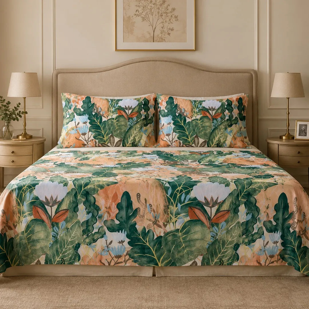 Bassetti Completo Lenzuola Matrimoniale Tropic