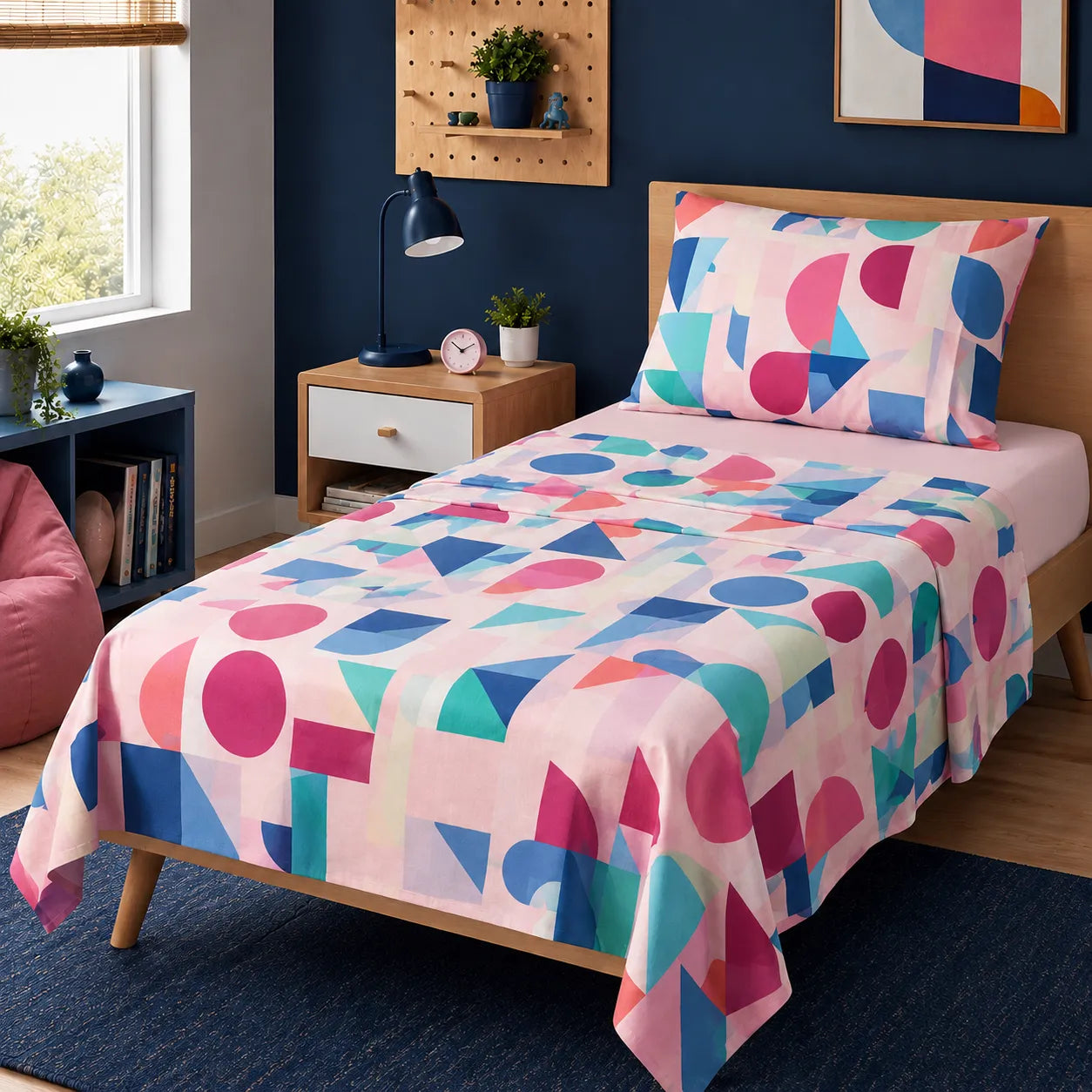 Bassetti Completo Lenzuola per Letto Singolo Playtime