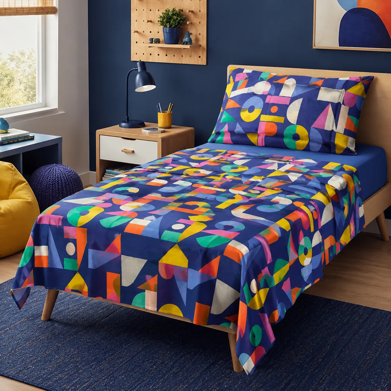 Bassetti Completo Lenzuola per Letto Singolo Playtime