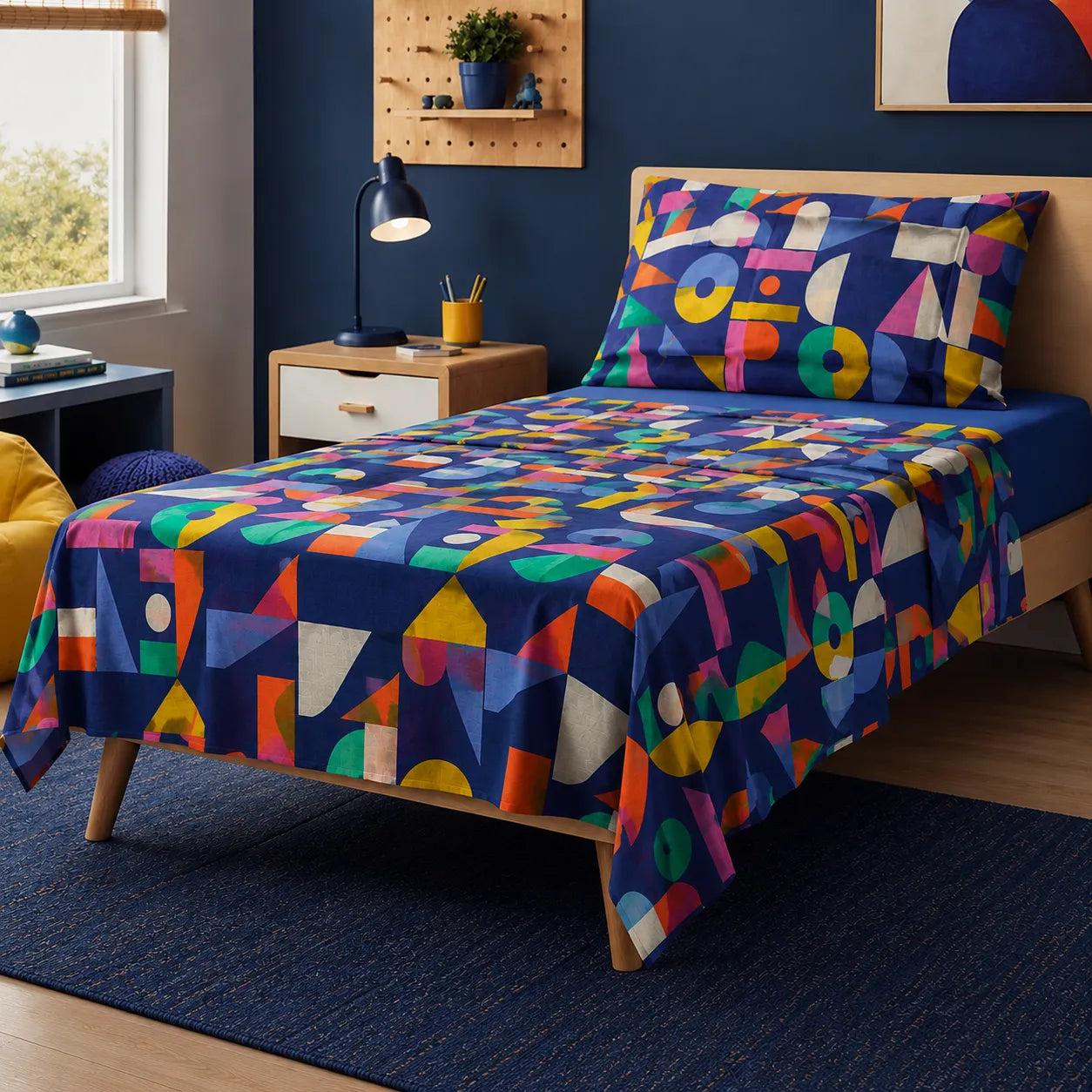Bassetti Completo Lenzuola per Letto Singolo Playtime