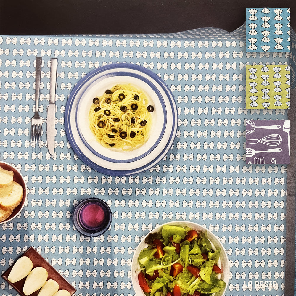 Bassetti Tovaglia Semprepulita 135x150 in puro Cotone - Vari Disegni