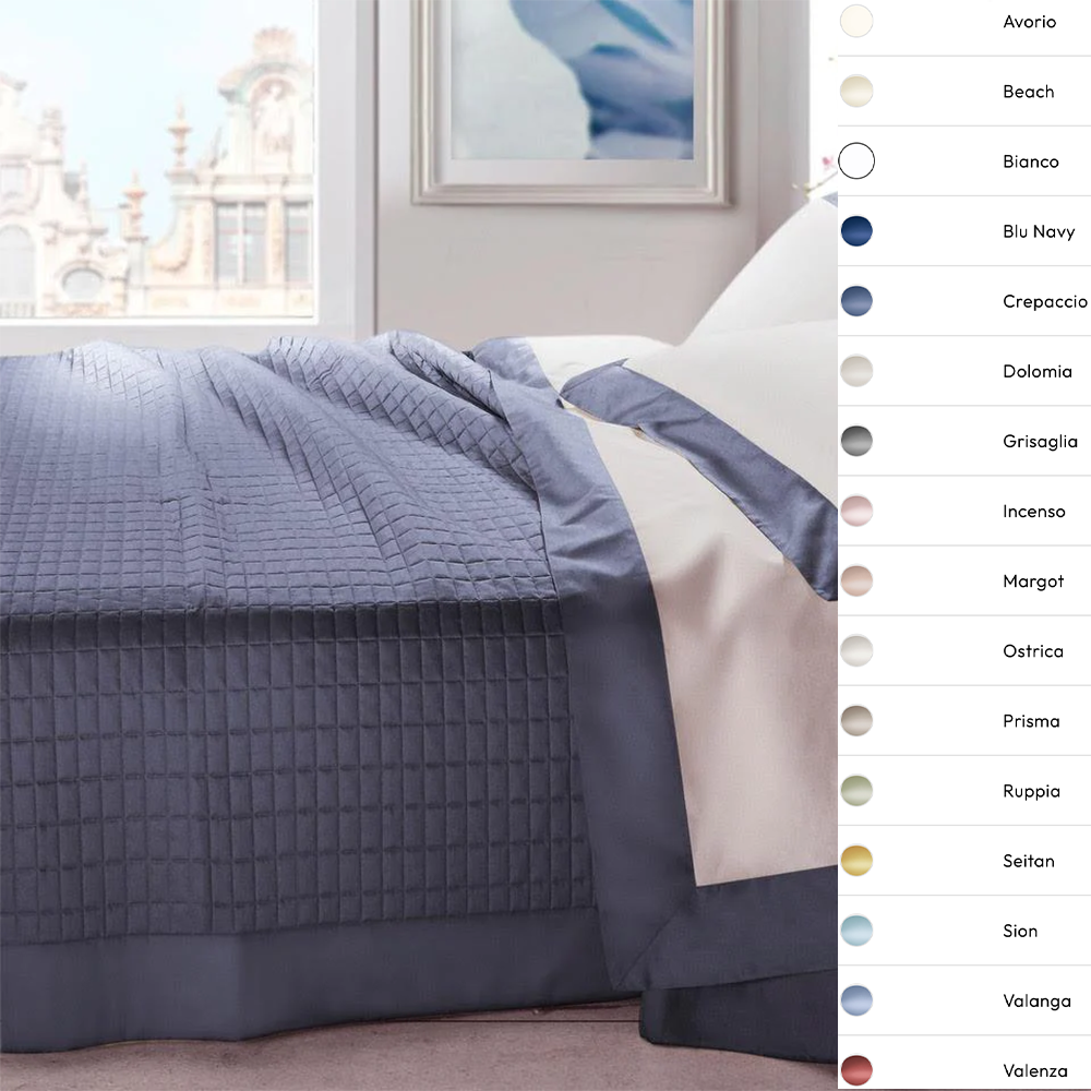 Biancoperla Copriletto Trapuntato Quilt 100gr Art. Smeraldo