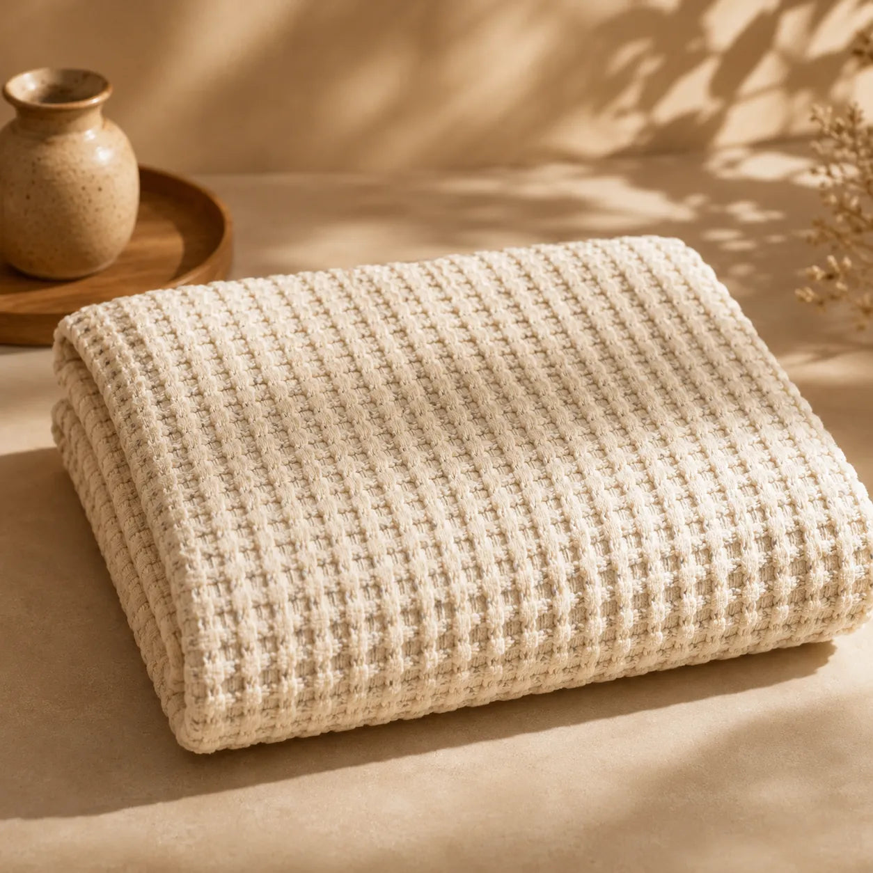 Biancoperla Telo Doccia Bagno a Nido d'Ape 100% Cotone Milo