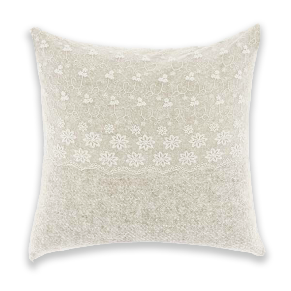 Blanc Mariclò Cuscino Arredo con Pizzo A3711199PA 2510S28