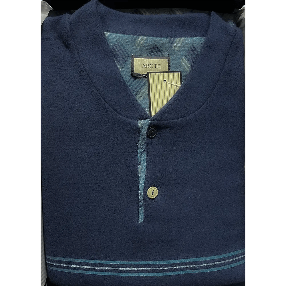 Arcte Pigiama Invernale da Uomo in Punto Milano 30012 S35 - Passarelli Biancheria