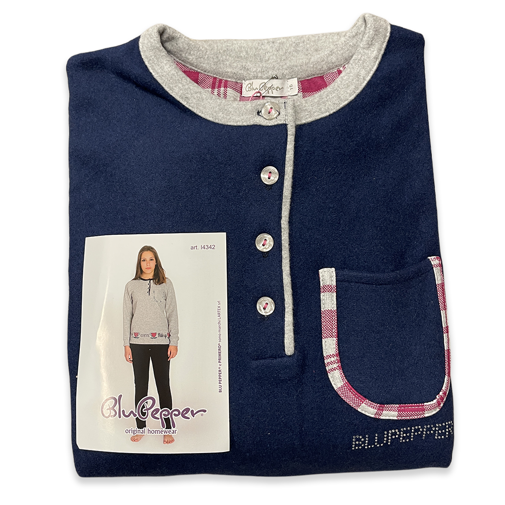 Blu Pepper Pigiama Invernale da Ragazza - Vari Disegni 1009S24