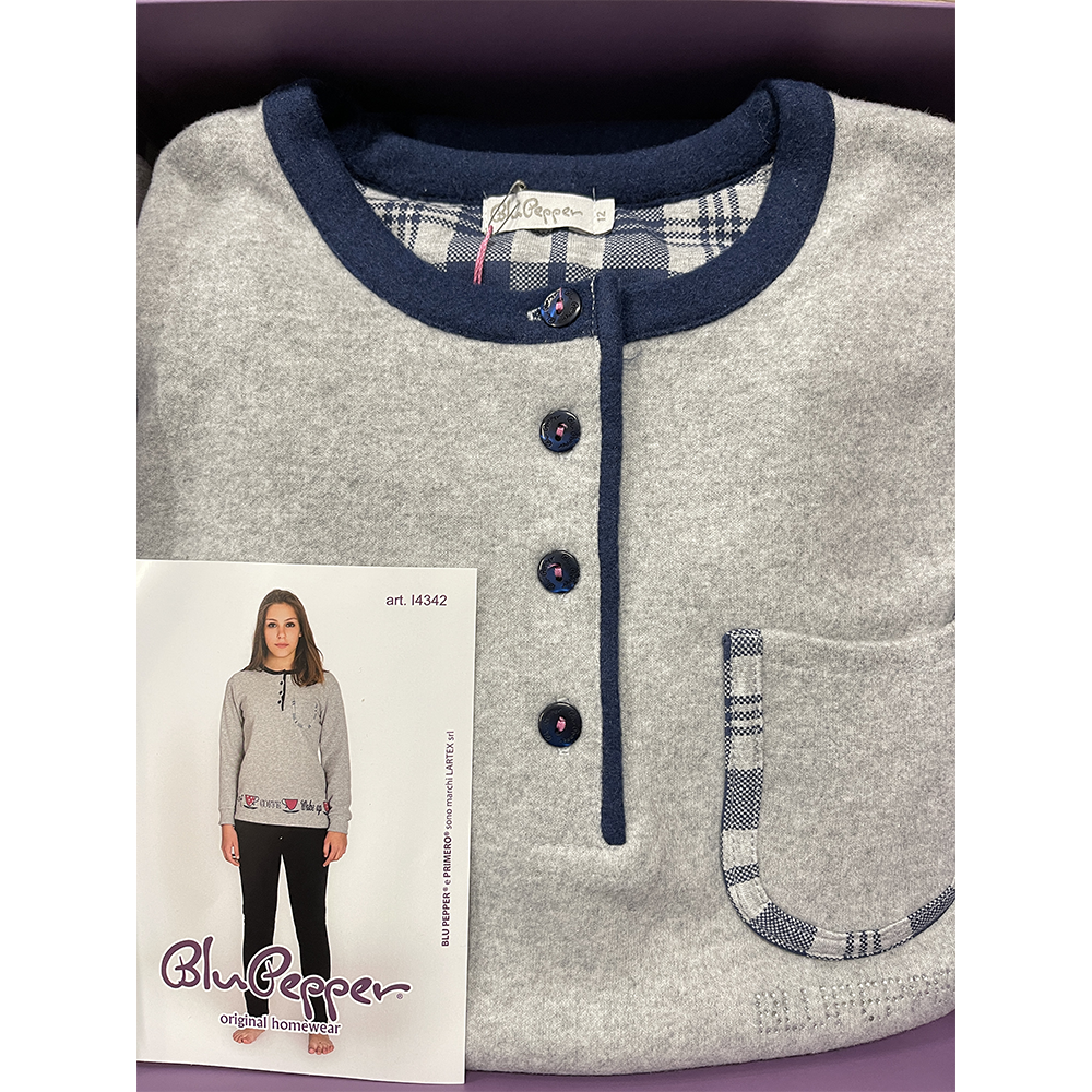 Blu Pepper Pigiama Invernale da Ragazza - Vari Disegni 1009S24