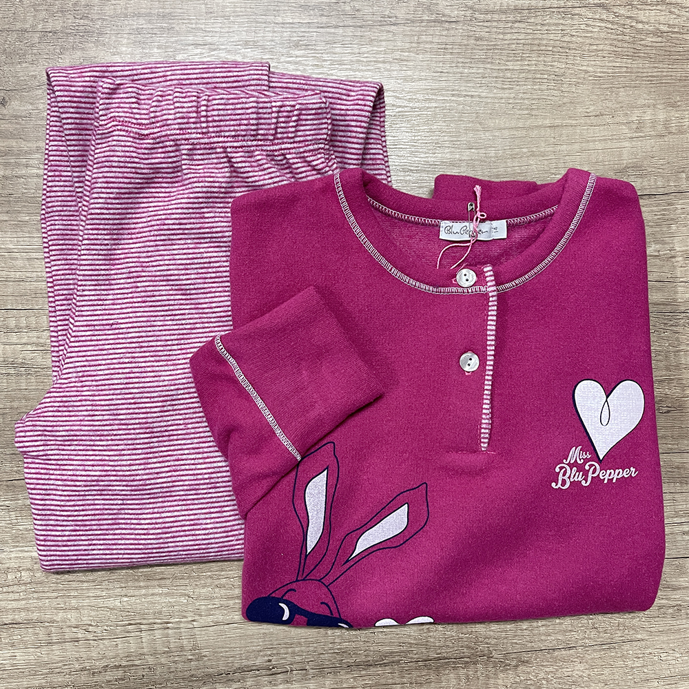 Blu Pepper Pigiama Invernale da Ragazza - Vari Disegni 1009S24