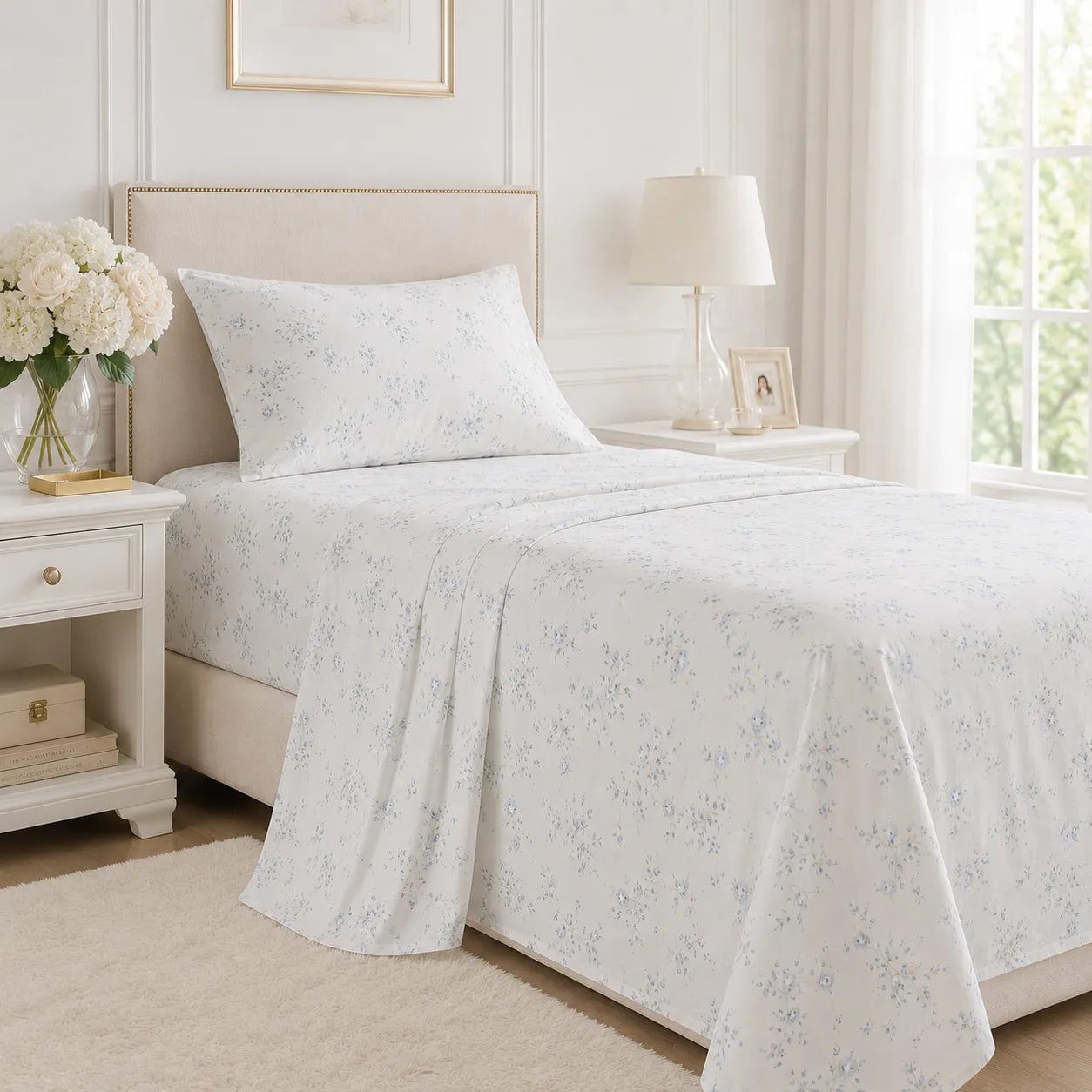 Blumarine Completo Lenzuola In Percalle Di Cotone Lilibet - Varie Dimensioni