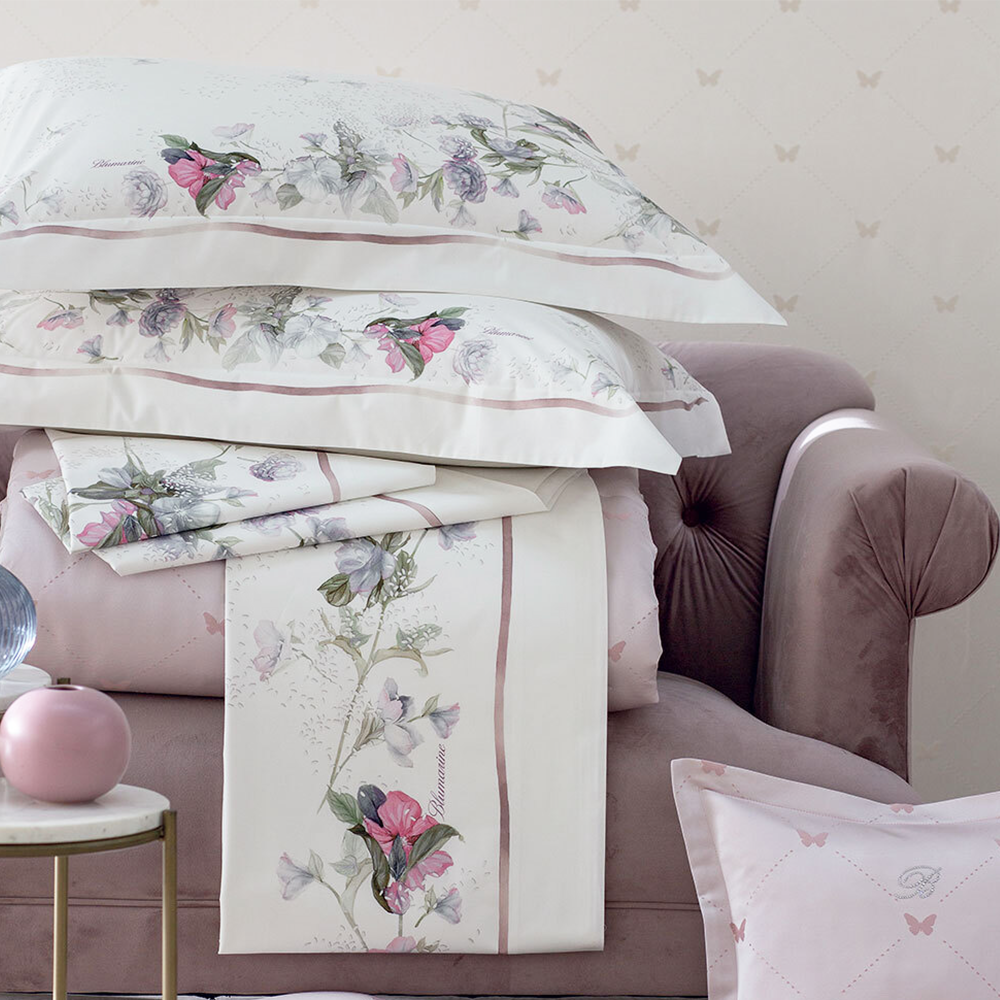 Blumarine Completo Lenzuola matrimoniale in percalle di cotone Liala 101060856 S220