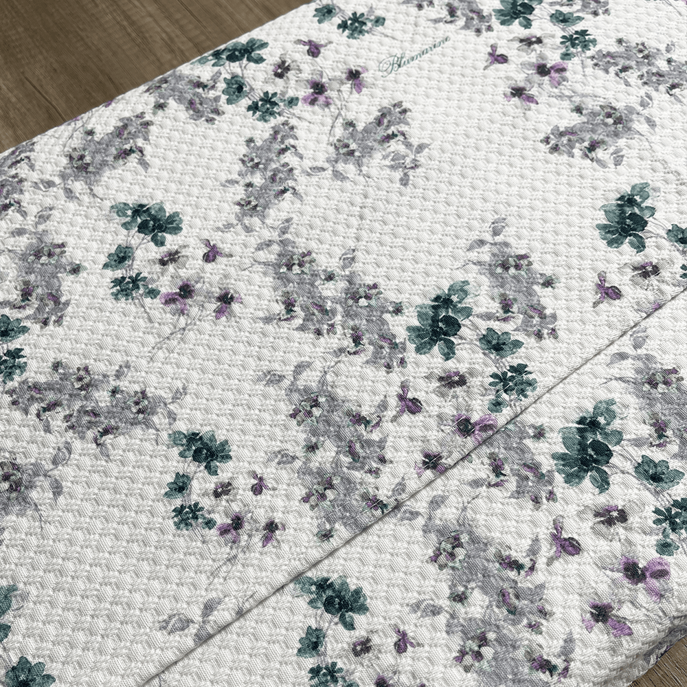 Blumarine Copriletto Estivo Matrimoniale in piquet in cotone Davinia 74914 S220 - Passarelli Biancheria