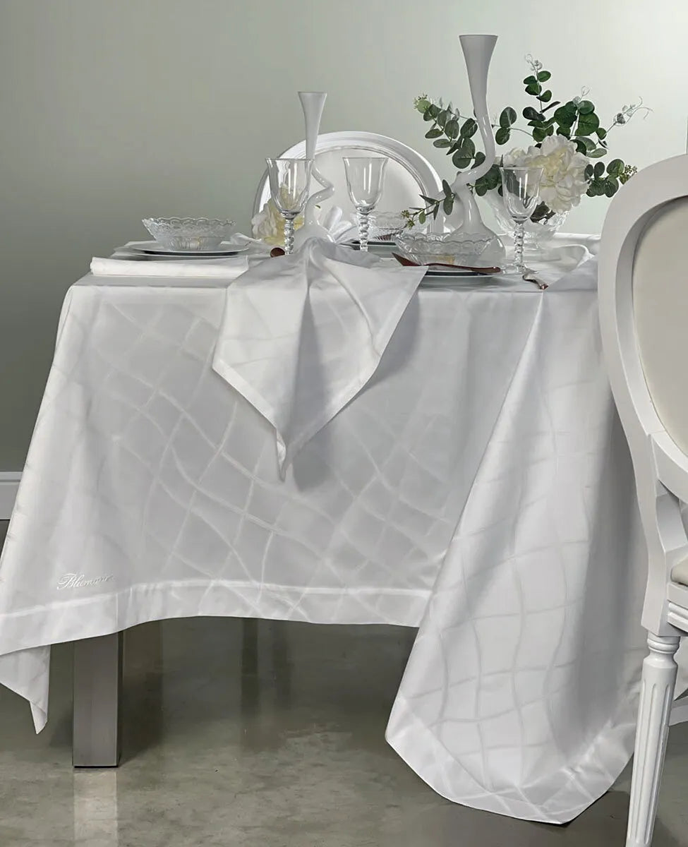 Blumarine Home Panthea Tovaglia in Fiandra da 12 Posti