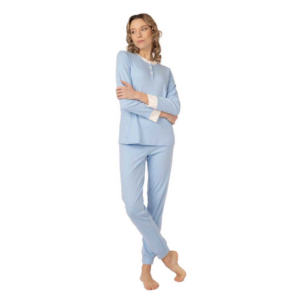 Brilliamo Pigiama da donna invernale in Caldo Cotone BR891030