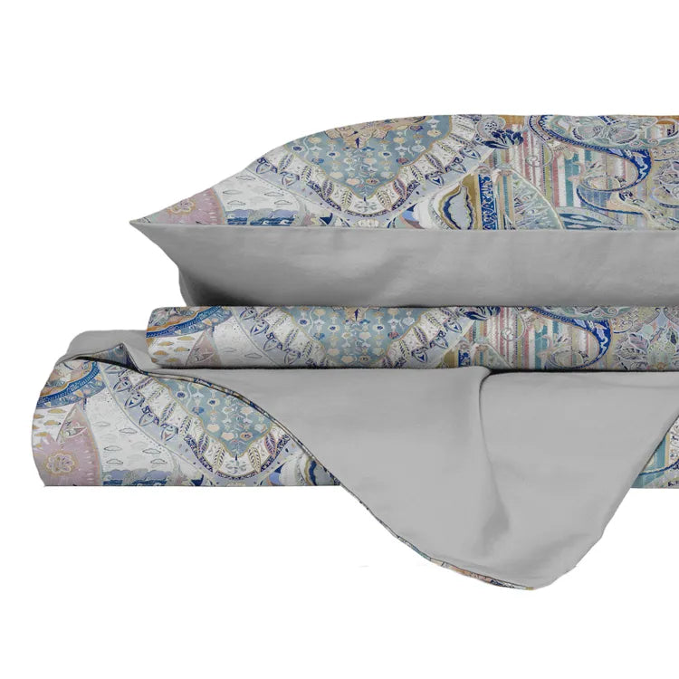 Parure Copripiumino Matrimoniale in Cotone 100% Made in Italy - Vari Disegni