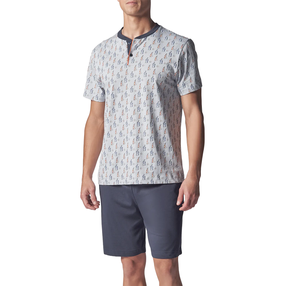 Cagi Pigiama Corto Estivo da Uomo 4432-1077 2601S25