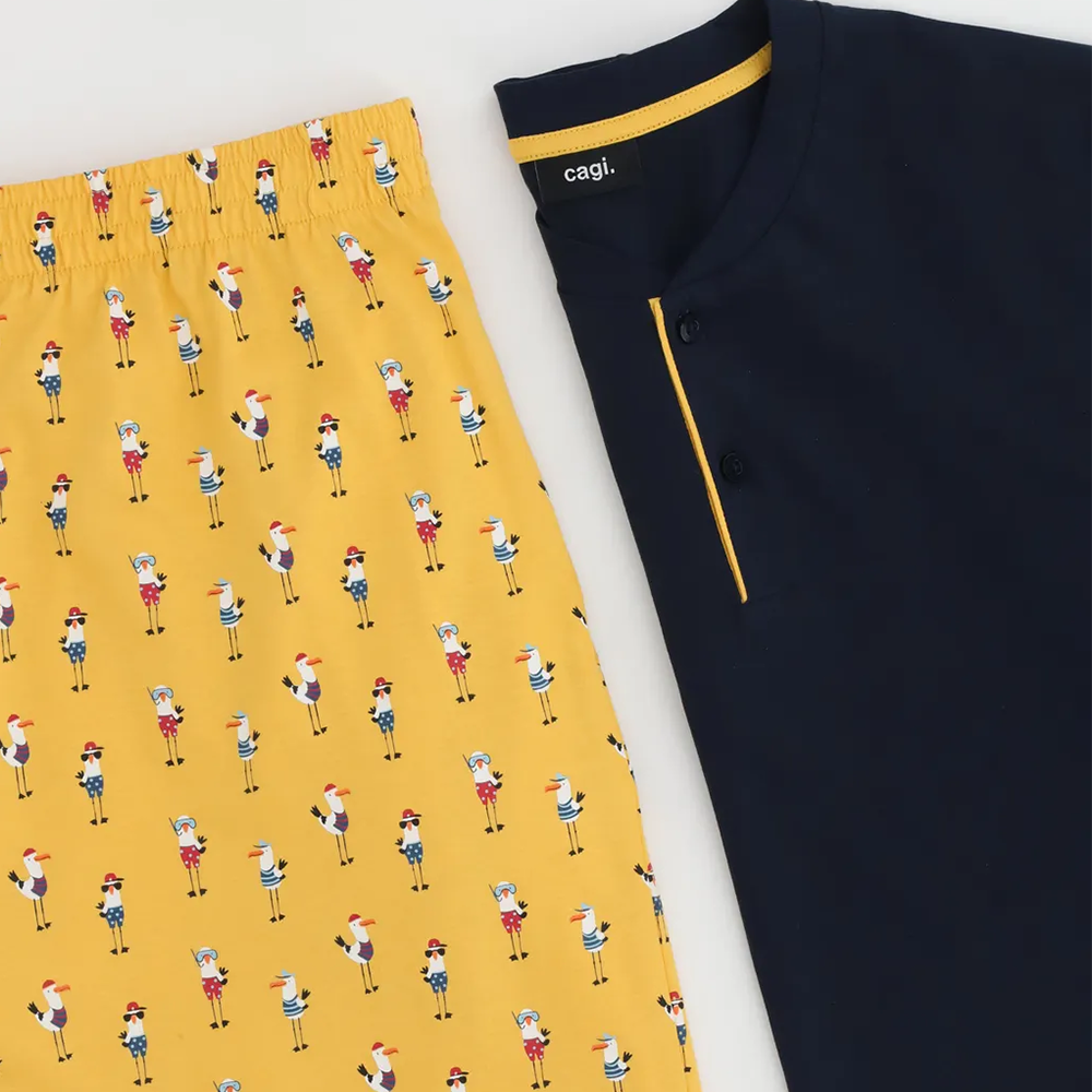 Cagi Pigiama Corto Estivo da Uomo 4434-1078 2601S25