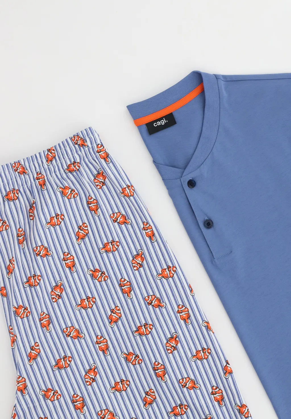 Cagi Pigiama Corto Estivo da Uomo 4435-1079 2601S25