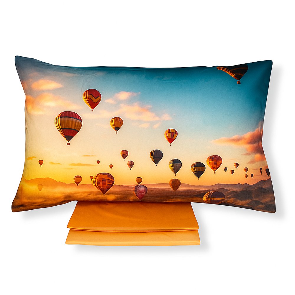 Caleffi Completo Lenzuola Singolo In Cotone Cappadocia 2502S25