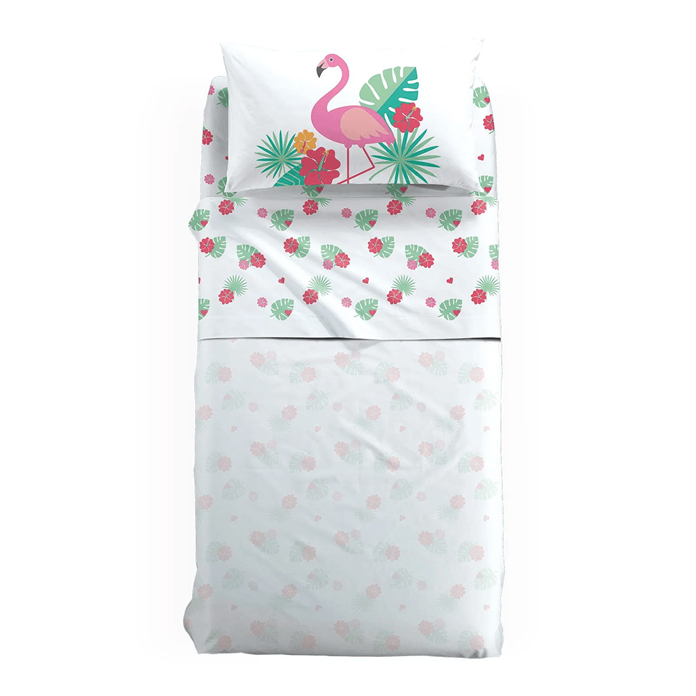 Caleffi Completo lenzuola per Letto Singolo Fiesta 1009467 D39 - Passarelli Biancheria